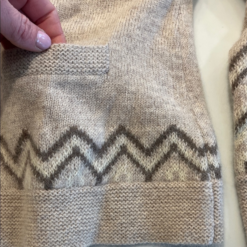 Pendleton Alpaca Wool Blend Aztec Southwestern Zi… - image 8